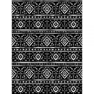Re Design by Prima Transfer Sticker Folk II 24x32" White Geometric Pattern